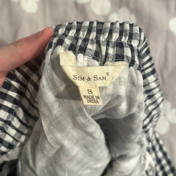 Skirts | Sim And Sam Plaid Gingham Front Ruffle Skirt | Poshmark